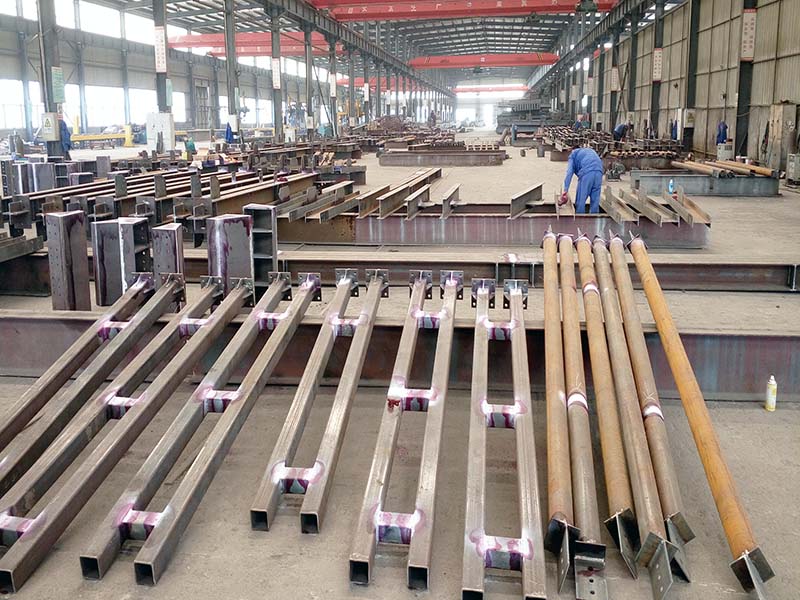 Steel Structure welded beam and column